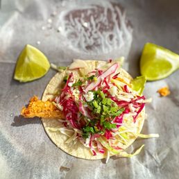 Bakersfield signature dishes Short Rib TacoBaja Shrimp TacoFish Taco